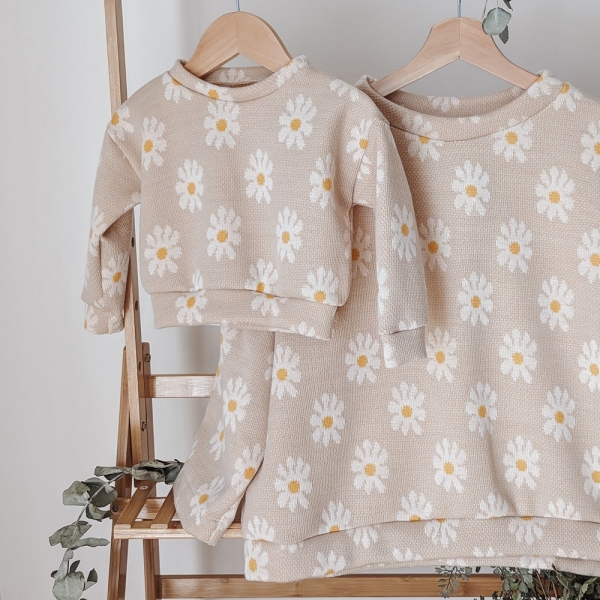 Matching Daisy Sweater and Culottes for mom and baby/toddler (sold separately)