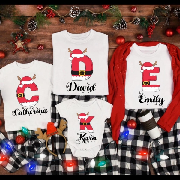 Family Matching Custom Christmas Shirt, Personalized Matching Christmas Sweatshirts, Matching Family Xmas Tees, Matching Christmas Shirt